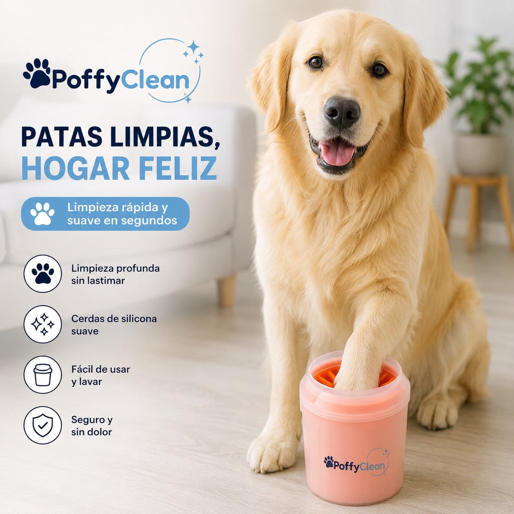 PoffyClean™ Limpiador de Patas para Perros y Gatos | Limpieza en Segundos